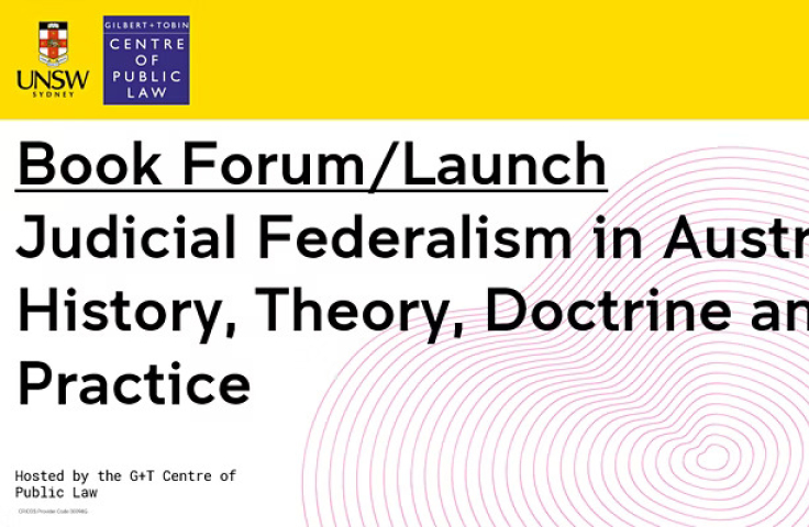 Judicial Federalism in Australia History, Theory, Doctrine and Practice